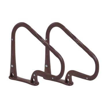 Imagem de Corrimão Max Para Piscina Com Escada - Igui - Cor Carvalho