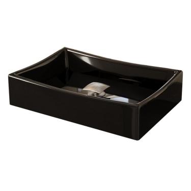 Imagem de Kit Cuba Dalla Preta Com Valvula Click Inox Black