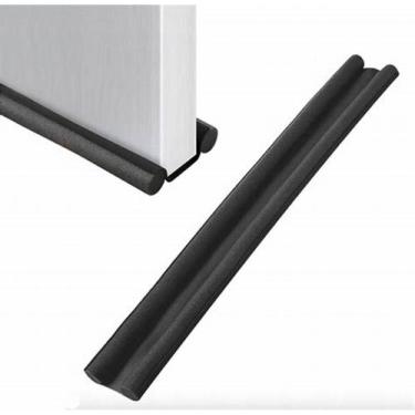 Imagem de Kit com 5 Veda Porta de 80 cm a 90 cm Impermeável Ajustável Preto Cont