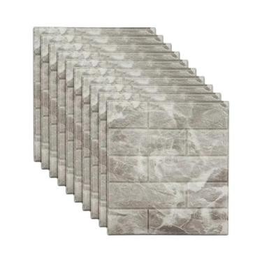 Imagem de Adesivos De Parede 3D À Prova d'Água 10pcs Autoadesivos Papel De Pared