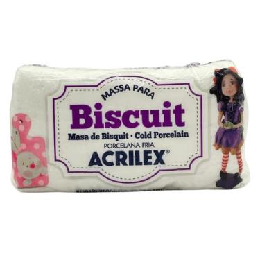 Imagem de Massa para Biscuit Natural Acrilex 500 g - Redelease