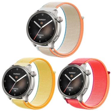 Imagem de Harikiri Pulseiras compatíveis com Amazfit Balance de 46 mm, pulseira de nylon de 22 mm para Amazfit GTR 2/2e/3/3 Pro/4/, Amazfit Stratos/2/2s/3/Pace/Falcon