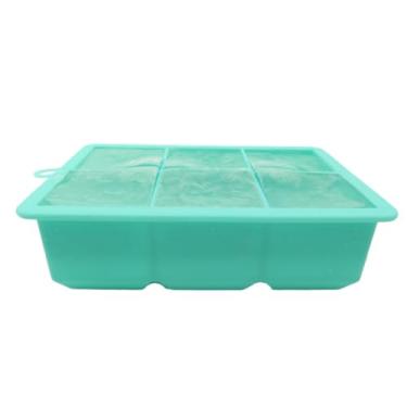 Imagem de Forma para Gelo Grande/Cubos Gigantes/Multiúso - COR: Verde Água