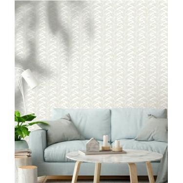 Imagem de ESSMOKO Papel de parede PVC impermeável autoadesivo hotel quarto fundo adesivo de parede cor de madeira natural 44 * 1000 cm