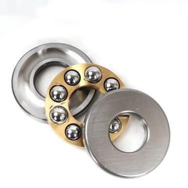 Imagem de Rolamentos De Esferas Micro Axiais 3 Em 1, 1 Unidade, Rolos Industriais Axiais De Precisão De Baixa Temperatura E Aço(F7-15M-7x15x5)