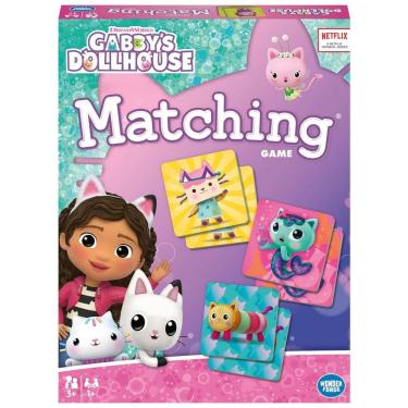 Imagem de Jogo de Memória Gabbys Dollhouse da Wonder Forge - Construa Foco e Memória com Gabby, Pandy Paws e Mais - Atividade Divertida