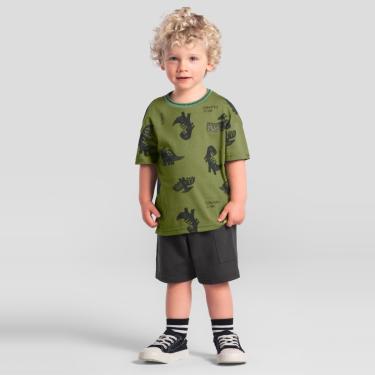 Imagem de Conjunto infantil menino de dinossauros Brandili-Masculino