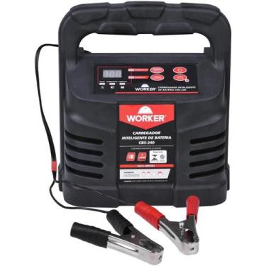 Imagem de Carregador de Bateria Automotiva Portátil 12A CBS-240 Worker, 220V