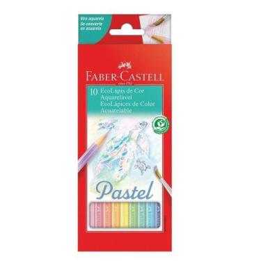 Imagem de Lápis De Cor Pastel Aquarelável - 10 Cores - Faber-castell