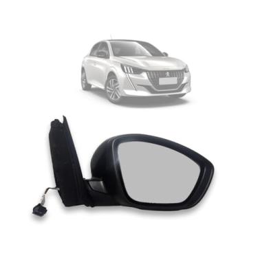 Imagem de SPJ, Retrovisor Eletrico Pisca Peugeot 208 2021 Diante Capa lisa passageiro