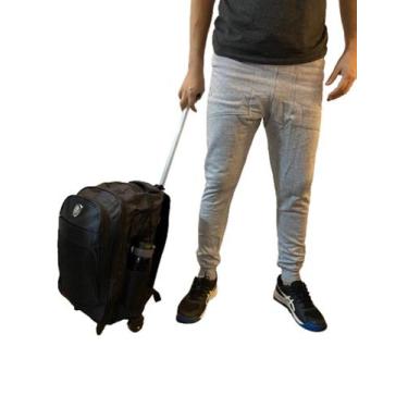 Imagem de Mochila alça rodinha  Masculina Notebook Reforçada Luxo Resistente - p