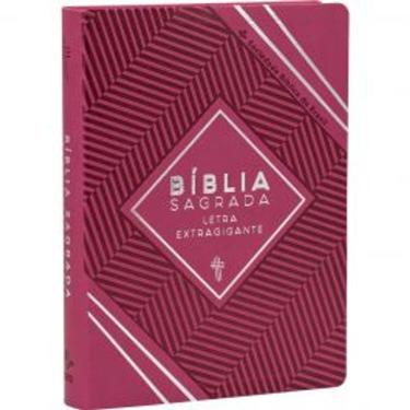Imagem de Biblia Letra Extragigante Com Indice Digital - Couro Sintetico Pink