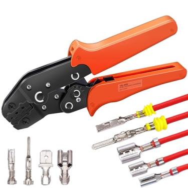 Imagem de Twidec/Alicate de crimpagem de arame 2,8/4,8/6,3 mm Pá 26-16AMG Ferramentas de crimpagem manual para terminais de barril aberto SN-48B