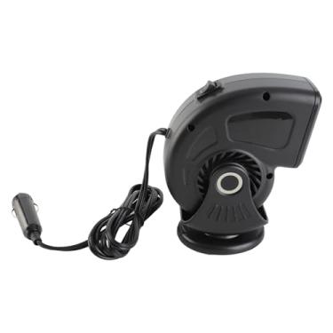 Imagem de Aquecedor de Carros, 120W 12V Portátil 2 Em 1 Aquecimento Rápido e Desconfiança do Aquecedor de Carros Com Plugue de Isqueiro (Preto)