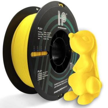Imagem de Filamento de impressora 3D HP3DF PLA 1,75 mm amarelo fosco 1 kg