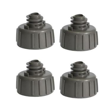 Imagem de Kit 4  pés nivelador para geladeira brastemp  consul brm44h brm54h brm