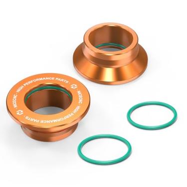 Imagem de NICECNC Colares de cubo de espaçadores de roda traseira para bicicleta suja de alumínio compatíveis com KTM 125-450 SX SX-F XC XC-F 2013-2022, compatível com Husqvarna TC125 2016-2022 TC250 2017-2022