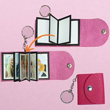 Imagem de uniqicon Mini chaveiro de foto DIY pequeno chaveiro personalizado com foto de memória chaveiro personalizado livro de imagens para família, Mpksp, mini