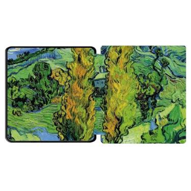 Imagem de Yzlvigrous Capa para Kindle Oasis 9/10ª Geração 2017/2019, Tampa de Casca Traseira TPU de 7 Polegadas com Recurso de Vigília do Sono Automático, Modelo: CW24WI/S8IN4O