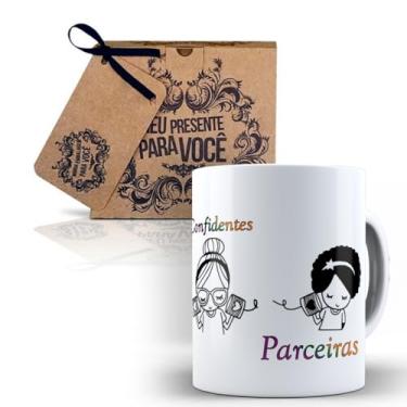 Imagem de Caneca Presente Para Amiga, Amiga Confidente Parceiras