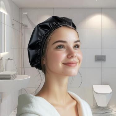 Imagem de 2 peças, chapéu de pescador feminino, cor sólida, versátil, moderno, quente, grosso, lã de cordeiro