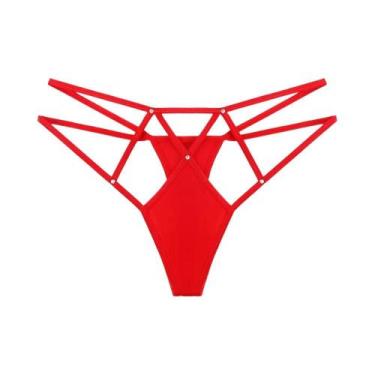 Imagem de Calcinhas De Renda De Cintura Baixa Para Mulheres, Lingerie Transparen