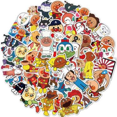Imagem de Pacote de adesivos Anpanmans Anime, 50 peças de bastão decorativo de d