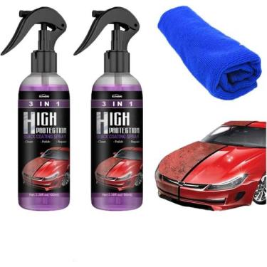 Imagem de Biaoyun Kit com 2 Sprays de Revestimento Automotivo 3 em 1 100 ml