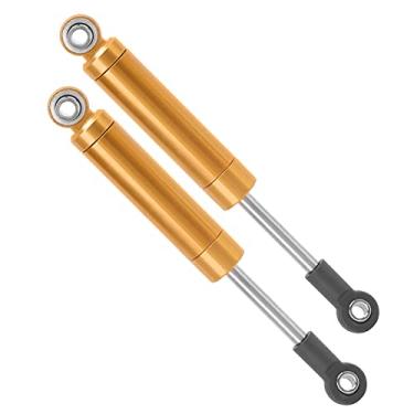 Imagem de Amortecedor de mola embutido, amortecedor RC fácil de instalar Mola interna Boa flexibilidade para TRAXXAS SLASH 2WD carro RC para amigos para o trabalho(ouro)
