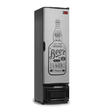 Imagem de Refrigerador Vertical Cervejeira 230 Litros 220v Frost Free GCB-23E GW/TI Gelopar Preto