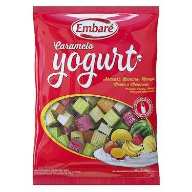 Imagem de Bala De Caramelo Iogurte Frutas Vermelha 660g - Embaré