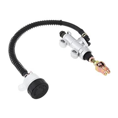 Imagem de Windance Cilindro mestre de freio traseiro de motocicleta, bomba principal hidráulica com reservatório para a maioria das motocicletas Dirt Bike ATV Scrambling