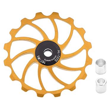 Imagem de Roda de Polia de Guia de Desviador Traseiro de Bicicleta ZAWELIYO 16T, Peças de Roda Guia de Polia de Rolamento de Cerâmica para Bicicletas de Estrada, Fácil de Transportar e