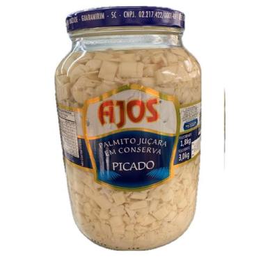 Imagem de Palmito Juçara Em Conserva Picado Ajos  (Liq.3.0kg/Dren.1.8kg)