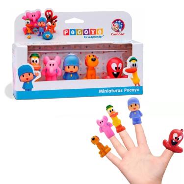 Imagem de Dedoche Fantoche Mini Miniaturas 5 pçs Turma do Pocoyo