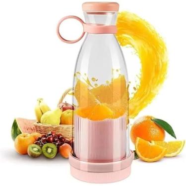 Imagem de Mini Juicer Portátil com Alça Liquidificador 400 ML