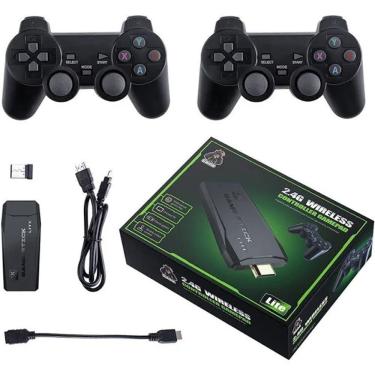 Imagem de Game Stick 4k Lite Retro 2 Controles Sem Fio Mais De 20.000 Jogos