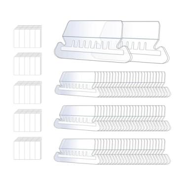 Imagem de predolo 50x Abas E Inserções para Pastas Suspensas, Fáceis, Resistentes E Transparentes para Escritório E Casa