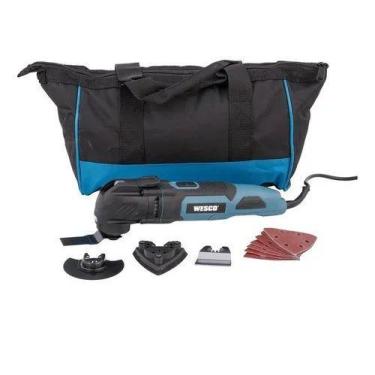 Imagem de Multiferramenta Oscilante Elétrica 300w Kit Acessórios Wesco