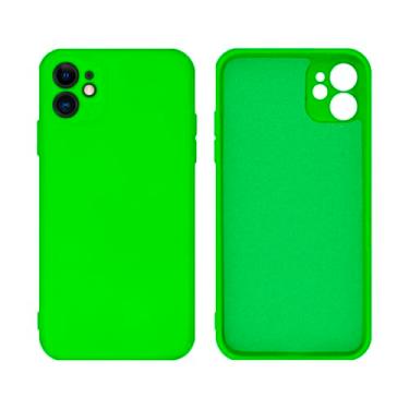 Imagem de Capinha Compativel com iPhone 11 Com Proteção de Câmera em Silicone com Interior Aveludado