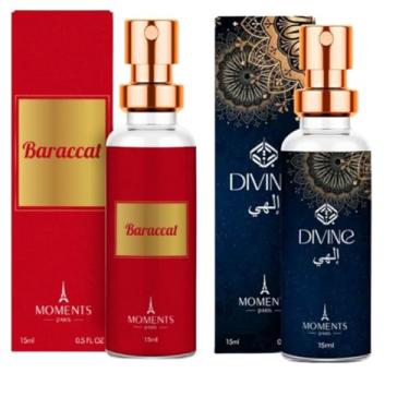 Imagem de Kit 2 Perfumes Moments Paris Baraccat + Divine 15ml