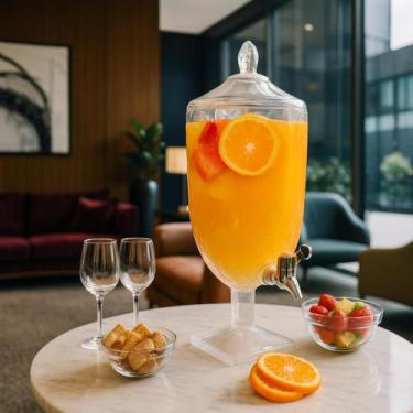 Imagem de Suqueira Jarra 4,5 L Cristal Diamond Para Sucos, Bebidas, Chás, Água S