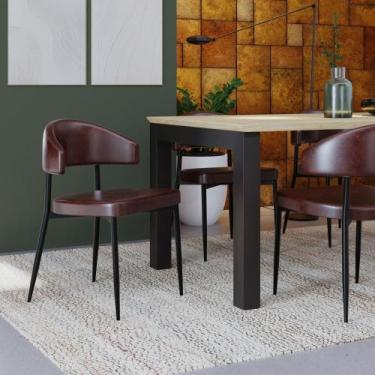 Imagem de Cadeira Bless Fixa C/4 Pés 55 X 52,5 X 77,5 cm - Compace