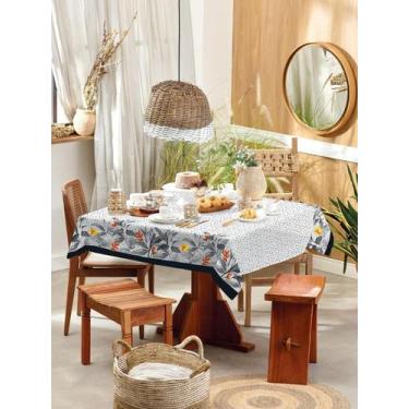 Imagem de Toalha de mesa Retangular Teka 6 lugares Basic Nuance