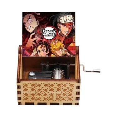 Imagem de Caixa De Música De Madeira Dragon Ball Frozen Demon Slayer, Manual, Es