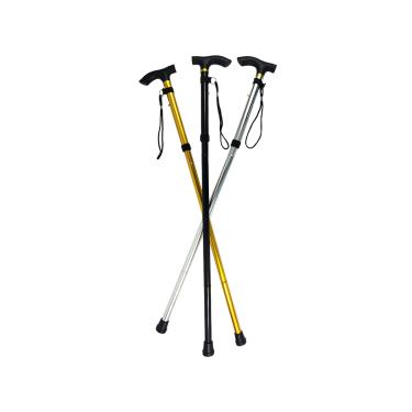 Imagem de Bengala Dobrável De Alumínio Com Altura Regulável 5 Tamanhos Portatil Para Idosos