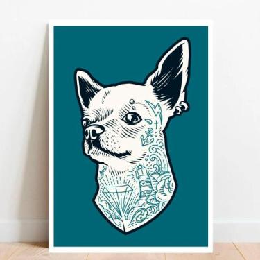 Imagem de Placa Decorativa Dog Style - TACOLADO PAPEL DE PAREDE, 20x30cm