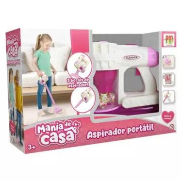 Imagem de Aspirador Portátil Rosa Mania de Casa Brinquedo infantil DM