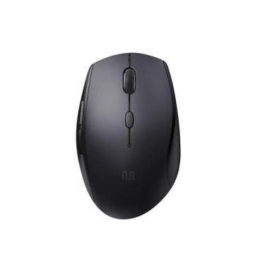 Imagem de Mouse Sem Fio Ms400 Conexao Usb 1600dpi 6 Botoes Design Ergonomico Com