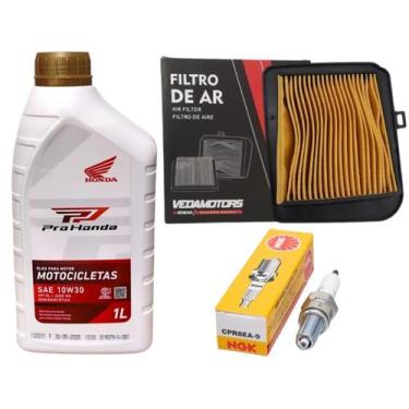 Imagem de Troca Filtro Ar, Vela, Óleo Titan 160 Fan 160 Start 160 - Vedamotors